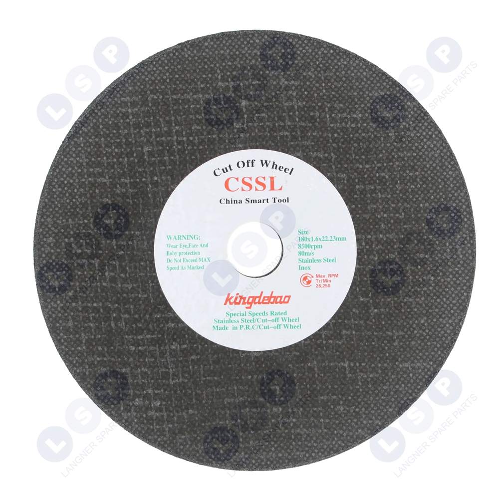 Korundový kotúč na rezanie kovu, ocele CSSL 180 x 1,6 x 22,23 mm